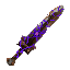Espada de acero oxidada